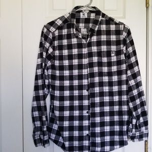 DC Fannel Shirt Black/White